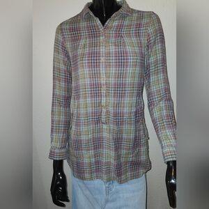 Toad &Co Plaid Tunis Size S